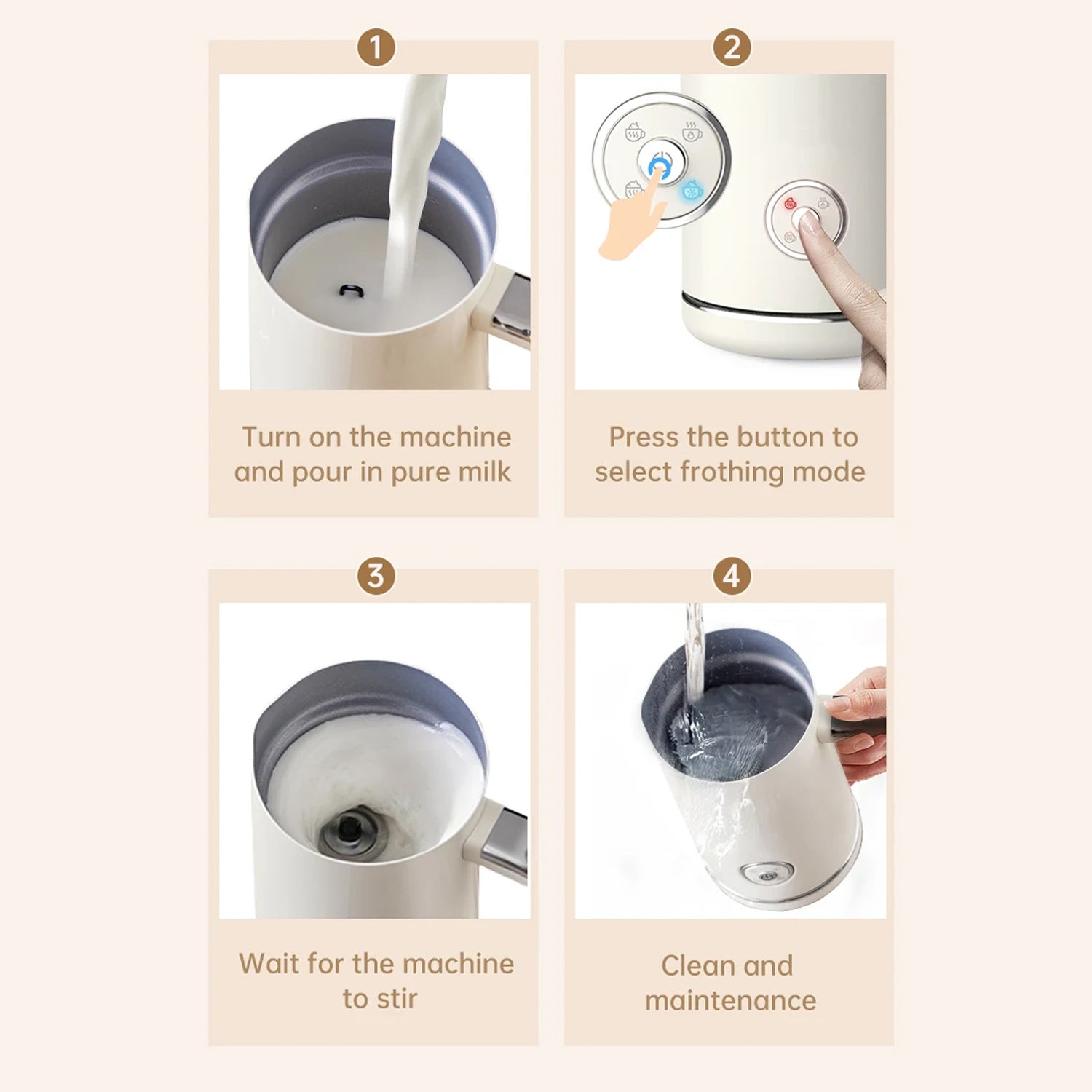 FoamyMic Milk Frother