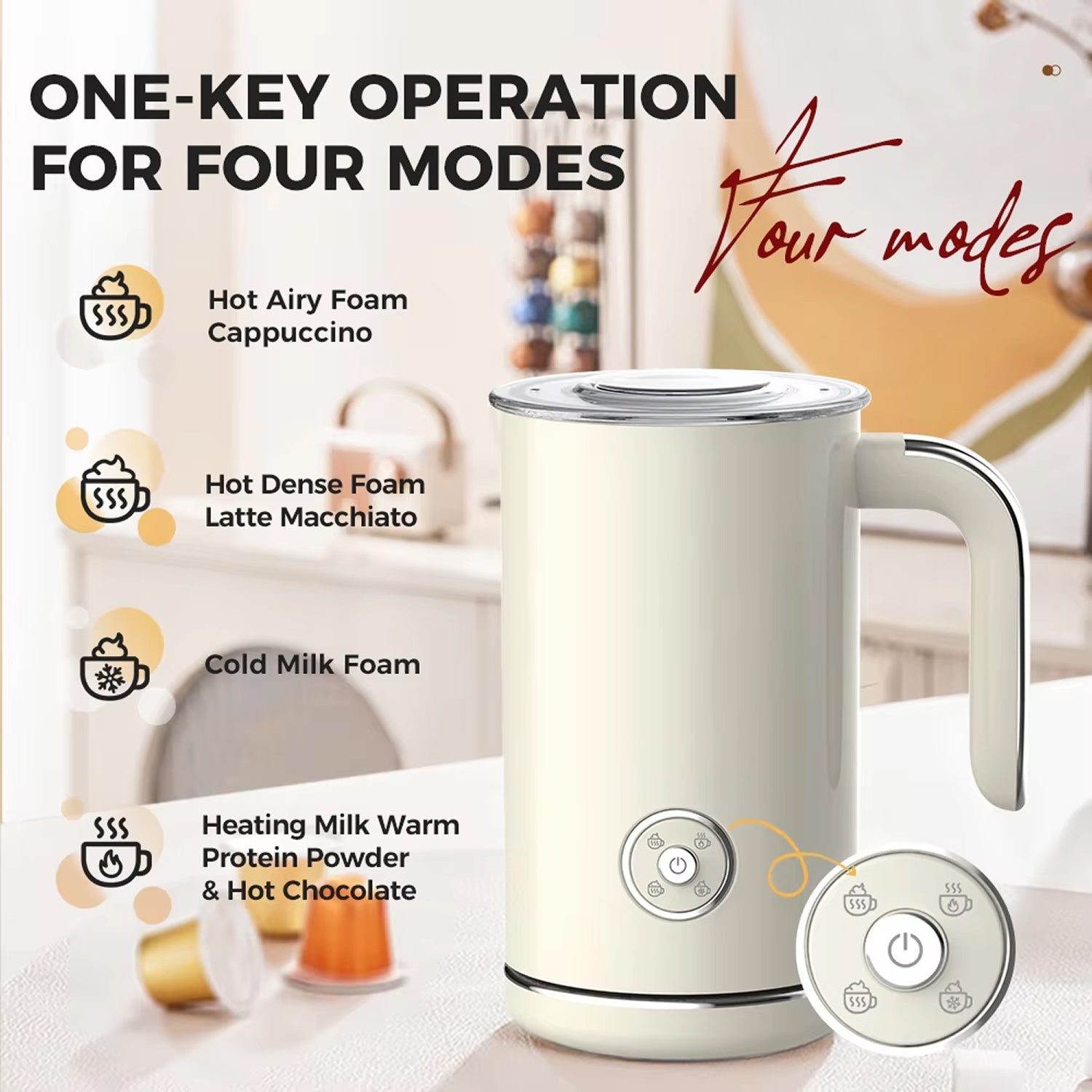 FoamyMic Milk Frother