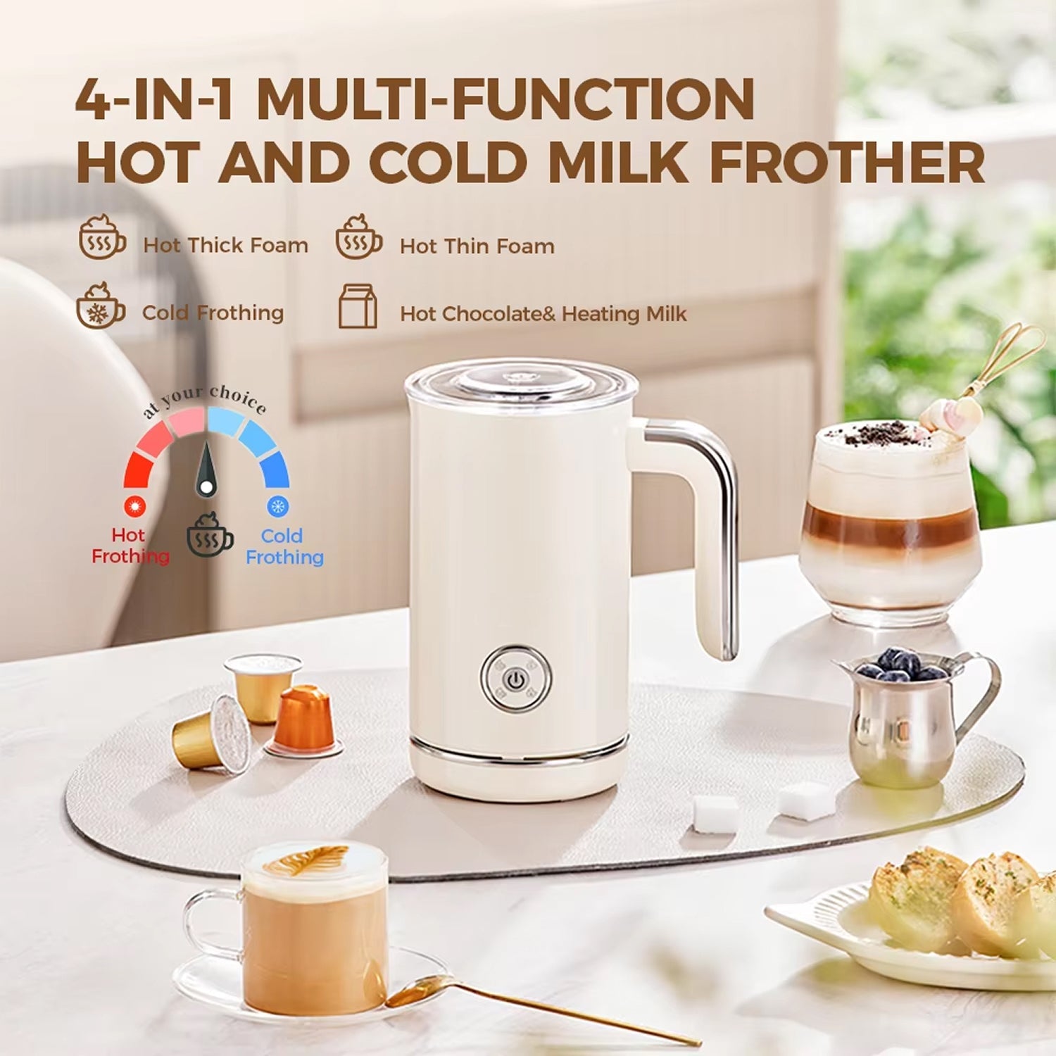 FoamyMic Milk Frother